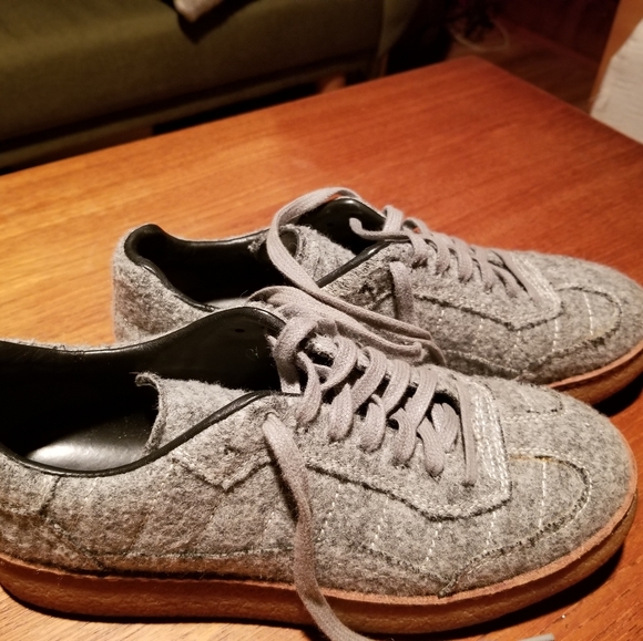 Alexander Wang felt grey sneakers - Picture 11 of 13